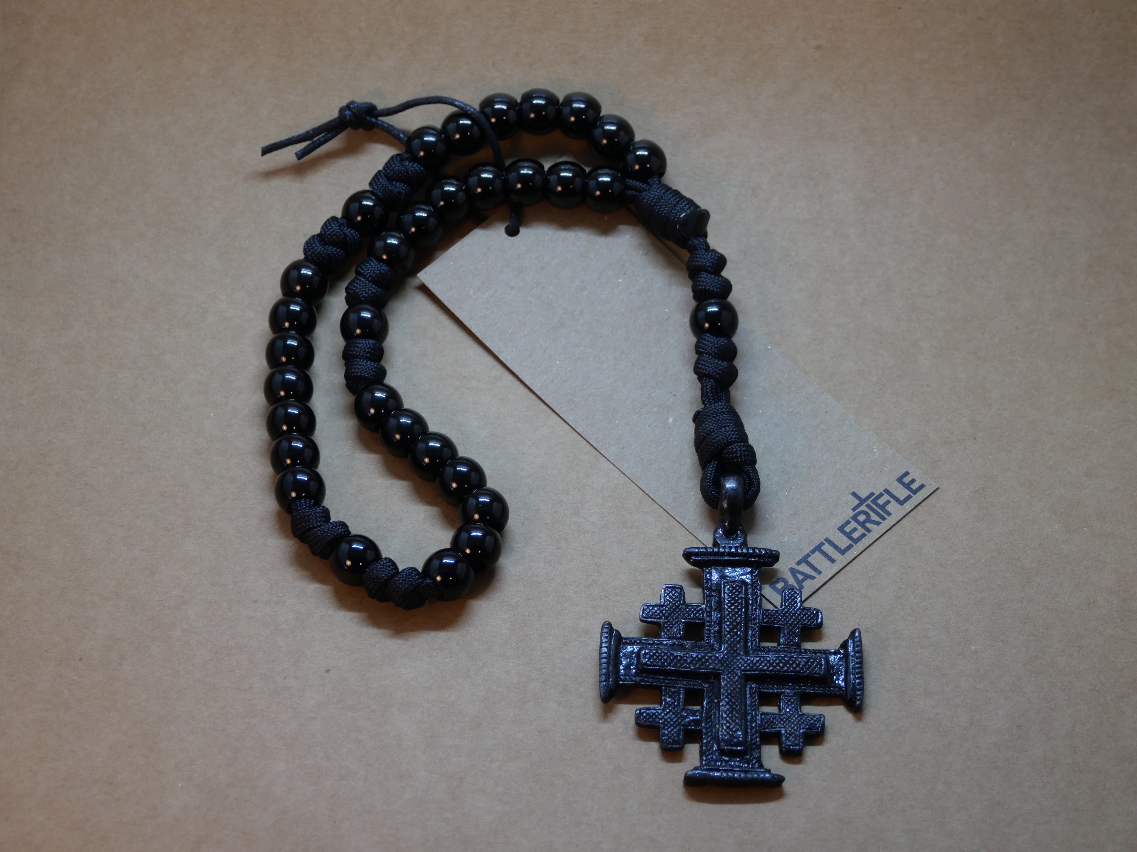 Black on Black Protestant Beads
