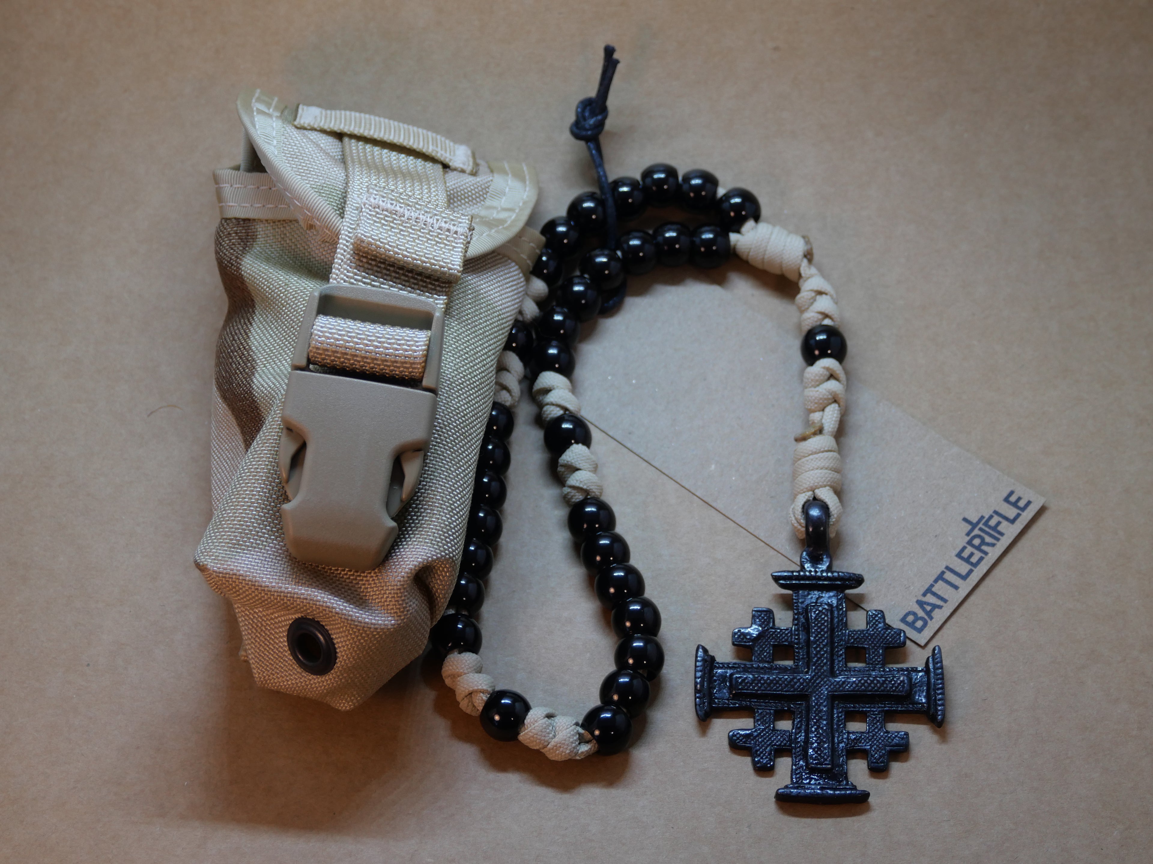 Desert Tan Protestant Beads