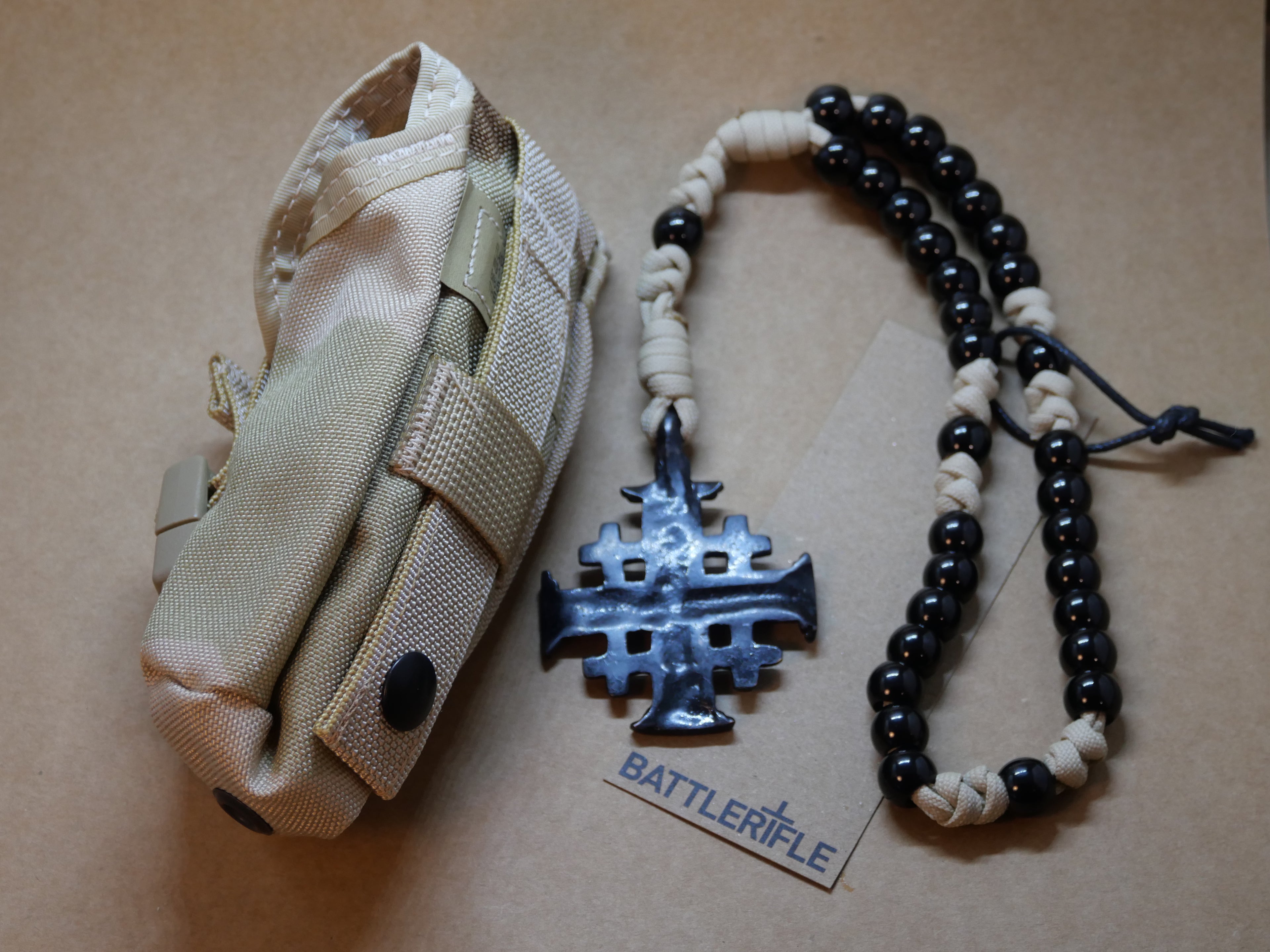 Desert Tan Protestant Beads